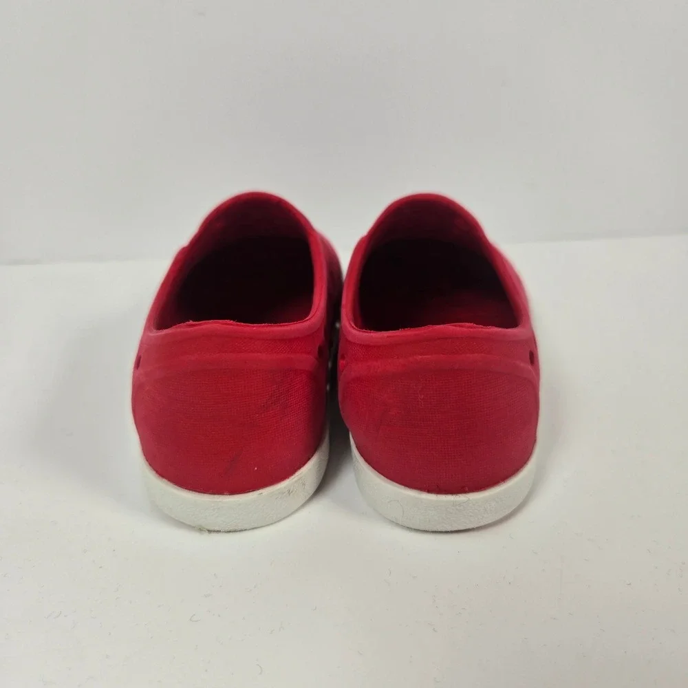 Old Navy Slip On Water Shoes Kids 9 Red Perforated EVA Summer Beach Sneakers